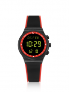 AL-Sahar Sport Azan Watch Black-Red Colour